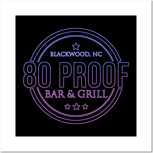 80 Proof Bar & Grill Wall Art by Kate Stacy